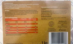 Lasagne bolognese z Biedronki, 1kg. Wartość energetyczna 431 kcal na porcję. Idealna na szybki obiad.